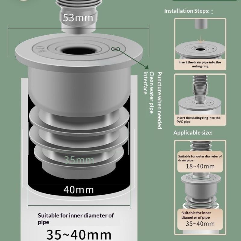Sink Drain Strainer - Anello di tenuta in silicone per