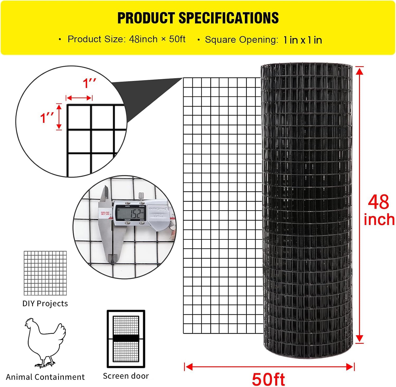 Rete Metallica Saldata 48'' x  - Home Improvement Fence recensione e prezzo