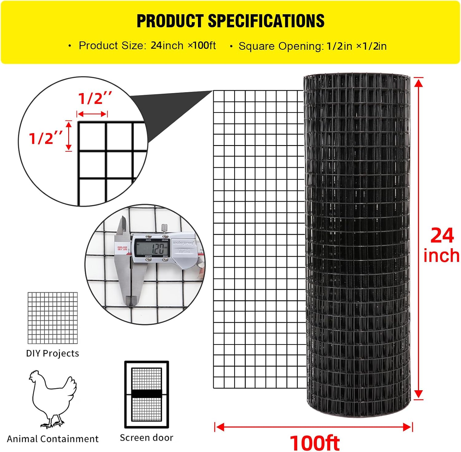 Rete Metallica Saldata 24'' x  - Home Improvement Fence recensione e prezzo